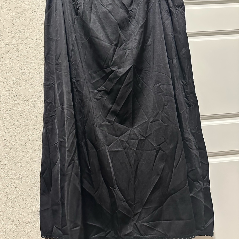 Vanity Fair Black A-Line Slip